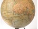 Earth Globe Geosphere Geographer Joseph Forest Paris Blackened Wood Nineteenth