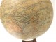 Earth Globe Geosphere Geographer Joseph Forest Paris Blackened Wood Nineteenth