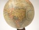 Earth Globe Geosphere Geographer Joseph Forest Paris Blackened Wood Nineteenth