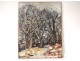 HST painting Georges Ballerat snowy landscape Bures-sur-Yvette Chevreuse twentieth