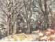 HST painting Georges Ballerat snowy landscape Bures-sur-Yvette Chevreuse twentieth