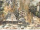 HST painting Georges Ballerat snowy landscape Bures-sur-Yvette Chevreuse twentieth