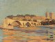 HSP table view bridge Avignon Palace Pope Rocher Doms Landerset twentieth