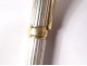 Fountain pen ST Dupont Paris Montparnasse feather 18K gold plated silver twentieth