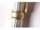 Fountain pen ST Dupont Paris Montparnasse feather 18K gold plated silver twentieth