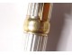 Fountain pen ST Dupont Paris Montparnasse feather 18K gold plated silver twentieth