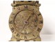 Wall clock Capucine bronze brass brass columns William Bower XVII