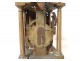 Wall clock Capucine bronze brass brass columns William Bower XVII