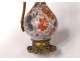 Small ewer cassolette porcelain imari Japan bronze flowers nineteenth century