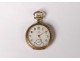 Omega gold pocket watch 18K solid gold flower garlands nineteenth century