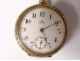 Omega gold pocket watch 18K solid gold flower garlands nineteenth century