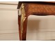 Louis XV writing table inlaid with gilded bronze eighteenth century
