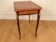Louis XV writing table inlaid with gilded bronze eighteenth century