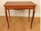 Louis XV writing table inlaid with gilded bronze eighteenth century