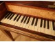 Piano forte square signed Jean Nägelé Paris mahogany loupe 1801 nineteenth century