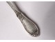 Solid silver salt spoon Minerva shell 4gr Napoleon III 19th century