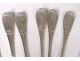 11 spikes periwinkles silver metal goldsmith Cailar-Bayard shells twentieth