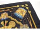 Square silk scarf Hermès Paris Drums Joachim Metz vintage box set twentieth