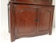 Buffet two-body master walnut carved molded miniature late eighteenth