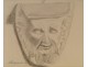 Drawing Architecture Monument Console head Fauna 20th