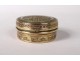 Small pill box silver round Vermeil Minerva Solomon 6,50gr Twentieth