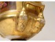 Pair of Medici porcelain vases Paris characters Renaissance gilding nineteenth