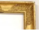 Empire frame stuccoed gilt palmettes foliage nineteenth century