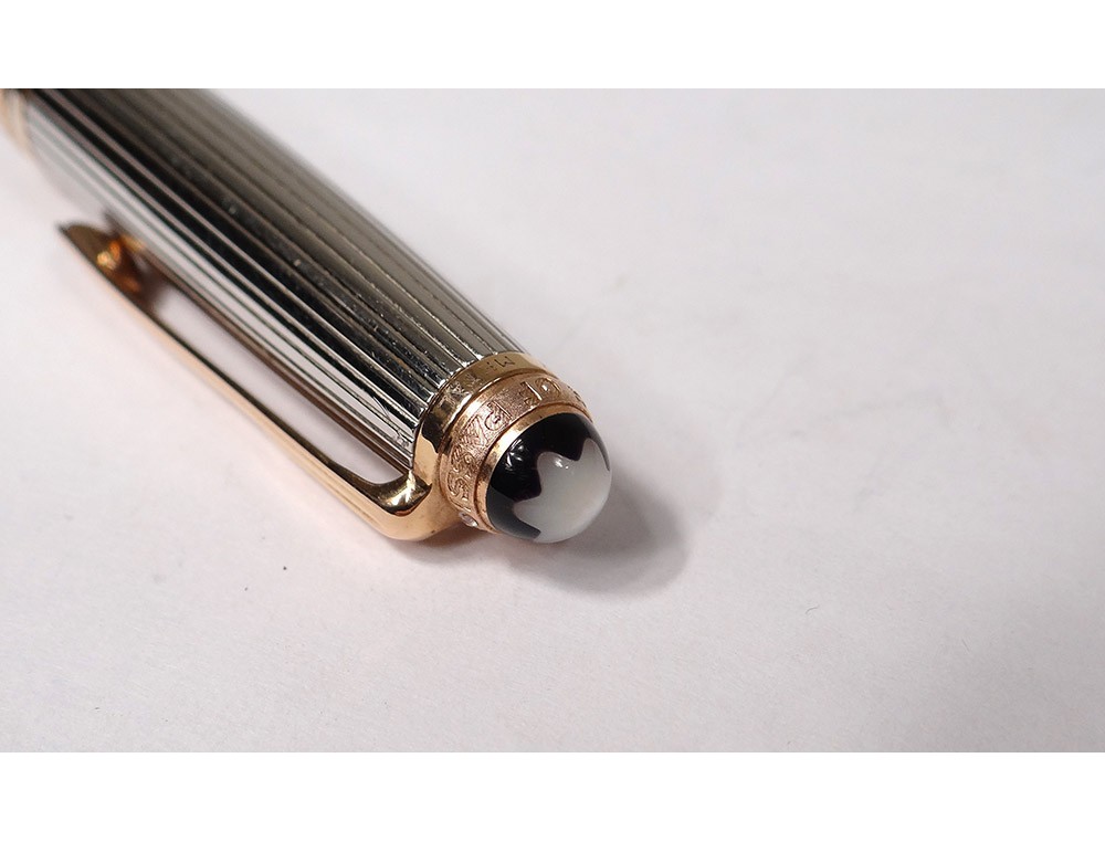 Montblanc Meisterstuck Solitaire Rollerball Pen silver 75 Years Passion