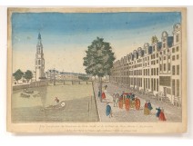 Optical view Amsterdam Binnenkant Tower Montelbaan Isle Neufie XVIII