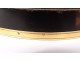 Round box solid gold 18 carats scales miniature gallant scene late eighteenth