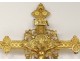 Christ crucifix crucifix crucifix gilded bronze lily nineteenth century