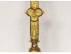 Christ crucifix crucifix crucifix gilded bronze lily nineteenth century