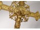 Christ crucifix crucifix crucifix gilded bronze lily nineteenth century