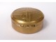 Hosts Custody Gold Metal Box Cross Chrism Church 20th Century