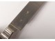 Set 24 knives ebony handle 6 blades silver ferrules shield XIXth