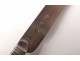 Set 24 knives ebony handle 6 blades silver ferrules shield XIXth