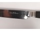 Set 24 knives ebony handle 6 blades silver ferrules shield XIXth