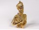 Pendant gold jewel 18 carat bust pharaoh Egyptian 30,2gr twentieth