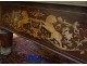 Billiard Charles X marquetry rosewood bronze lions coat of arms nineteenth century