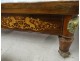 Billiard Charles X marquetry rosewood bronze lions coat of arms nineteenth century