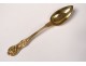 Service 12 spoons coffee tea silver vermeil Minerve Delaporte NapIII nineteenth