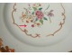 Porcelain plate India Company China flowers foliage eighteenth