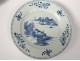 Pair porcelain China China Company India landscape pagoda Kangxi eighteenth