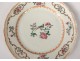 Porcelain plate India Company China flowers foliage eighteenth