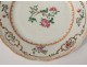 Porcelain plate India Company China flowers foliage eighteenth