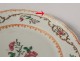 Porcelain plate India Company China flowers foliage eighteenth