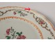 Porcelain plate India Company China flowers foliage eighteenth