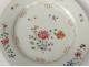 Porcelain plate India Company China flowers foliage eighteenth