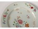 Porcelain plate India Company China flowers foliage eighteenth