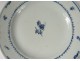 Porcelain plate India Company China flowers foliage eighteenth